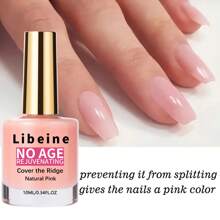 LIBEINE Nude Pink Nail Polish With Keratin Strengthener, Natural Healthy Pink Nails, No Baking Long-Lasting Quick Dry, Nail Protection, Essential Nail Care
