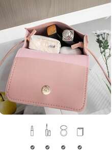 Kids Accessories Mini Crossbody Bag, Cute Bunny Shaped Shoulder Bag With Adjustable Strap, Spacious Compartment For Daily Essentials, Perfect For Girls, Kids, Teens, And Bunny Lovers For School, Shopping, Parties, And Casual Outings! - Black - View 7