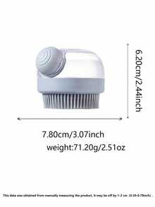 硅胶头皮按摩刷，多用途洗发梳理清洁剂（塑料制品轻微划痕属正常现象，不影响使用），美发套装，美发工具套装，发饰，美发工具 - 彩色 - 查看 4