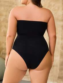 Große Größen 1 Stück Formende Bodysuit für Damen - Formende Shapewear für den gesamten Körper, geeignet für Kleider, Hochzeiten, Alltagstragen und Wochenbett-Erholung - Schwarz - Übersicht 8