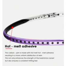 Li-Ning HALBERTEC 5000 (4U) Series Badminton Racket - High Composite Density Shock Absorption System (Single Racket, Unstrung), High Rigidity Carbon Fiber, Weight 80-85g, Max Stringing Tension: 30lbs, Model AYPT373