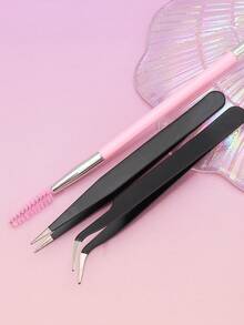 AYRMILLA's New Multi-Color Eyelash Tool Set Includes Eyelash Brushes And Tweezers, Making It A Complete And Convenient Eyelash Curler And Eyelash Collection Kit. They Are Exquisite And Durable, With Precise Brush Heads, Eyebrow Brushes - Multicolor - View 3