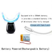 Black Teeth Whitening Acceleration Lamp, With Powerful LED Lamp, Teeth Whitening Enhancement Lamp - Black - View 3