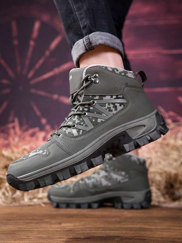 Men's Outdoor Hiking Boots, Comfortable High-Top Shoes, Fashion Sneakers, Camping Desert Boots, Safety Work Boots, Lightweight Military Combat Boots, New Triangular Delta Climbing Shoes, Battlefield Training Boots