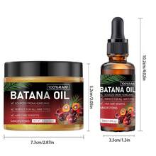 2件組 洪都拉斯 Batana 油 + Batana 護髮油，富含 Batana 油精華，防止頭髮斷裂，修復分叉髮尾，增加髮量，撫平乾燥毛躁髮質，打造亮麗秀髮，護髮產品，髮用精華 - 彩色 - 查看 10