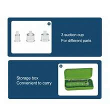 Outdoor Survival Rescue Emergency Tool, Bite Sucker Promote Healing Vacuum Negative Pressure Bite Extractor Tool, for Outdoor Backpacking - Verde - Ver 10