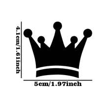 Pegatinas decorativas con diseño de corona, adecuadas para ventanas de coche, espejos retrovisores, carrocería del coche - Unitalla - Ver 8
