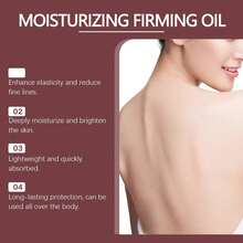 Moisturizing And Firming Skin Oil, Magic Firming Body Oil, Suitable For Moisturizing Arms And Firming Skin, Added Vitamin E, Rosehip And Almond Extracts, Gentle And Non-Irritating, Hydrating And Moisturizing, Can Also Be Used On Sensitive Skin, Suitable For Whole Body Use - màu nâu - Xem 6
