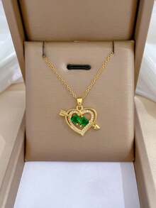 1 Piece Of Dazzling Love Butterfly Light Luxury Temperament Full Diamond Necklace Female Versatile Collarbone Chain Titanium Steel Chain