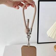 Dây đeo điện thoại đeo cổ tay có thể điều chỉnh, dây đeo cổ tay có móc kim loại cao cấp, tối giản và đa năng, dây chống trộm khi đi du lịch nước ngoài - Nhiều màu - Xem 5