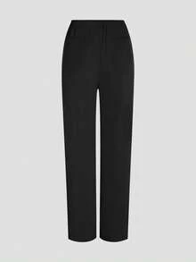 Women's Surgical Gown Navy Blue Suit, Breathable High Quality Fabric, Sports Nursing Work Clothes, With Pockets, Multi-Pocket Design, Trouser Hem Slits, Wholesale Fashion Surgical Gown Suit Dental Hospital Uniform Suit Solid Color Surgical Gown Suit Women's Jogging Pants Suit Laboratory Hospital Pet Care - 黑色 - 查看 7