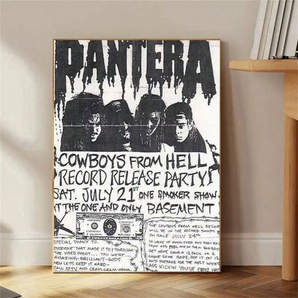 1 Stück rahmenloses Gemälde Poster Wandkunst - Moderner Pop-Stil, geeignet für Schlafzimmer, Wohnzimmer, Büro und Musikzimmer Dekoration, Musikzimmer Dekoration | Moderner Pop-Stil Poster | Lebendige Druckqualität, Musik Dekoration