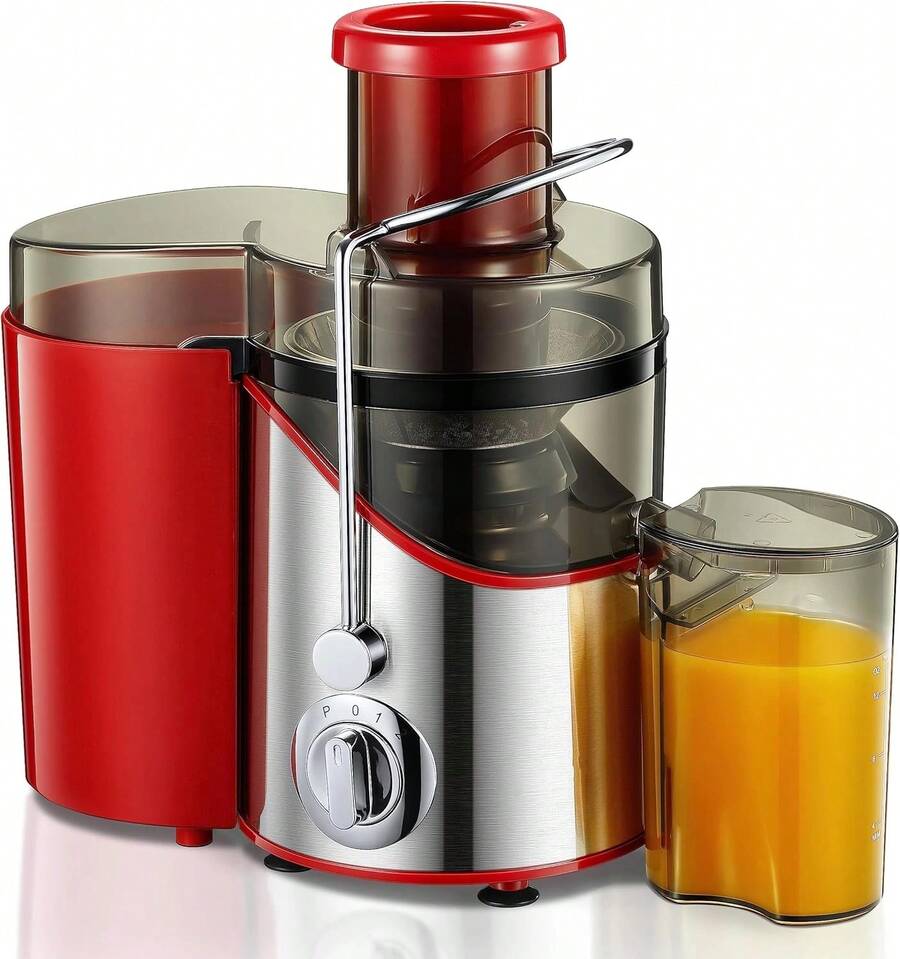 Juicer Machines, Juilist 3" Wide Mouth Juicer Extractor, For Vegetable And Fruit With 3-Speed Setting, 400W Motor, Easy To Clean - US A Type Plug(110-127V) - View 1