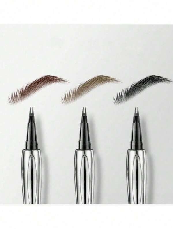 1 pezzo Matita per sopracciglia consigliata, impermeabile e anti-sudore, senza sbavature, definisce con precisione i peli delle sopracciglia, adatta per principianti senza abilità, Natale, Ognissanti, Decorazione natalizia, Decorazione autunnale, Compleanno, Trucco, Bellezza, Penna per sopracciglia, Natale, Riempimento calze, Matita per sopracciglia nera, Sopracciglia, Marrone