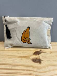 Necessaire Banana - Bege - Visão 3