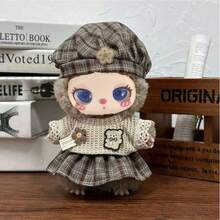 Doll Clothes For Lafufu Clothes Doll 17cm Workwear Series Costume & Skirt Set, Only Contains Detachable Clothing, Suitable For 1st & 2nd Generation Doll Costumes, Sitting Party Skirt (Suspender Accessories Only) - Multicolor - View 3