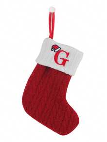 Capital Letter Christmas Stocking Decorations, Christmas Stockings, Double-Sided Fireplace Stockings, Party Decorations, New Year Party Favors, Personalized Initials Stockings, Family Holiday Christmas Party Decorations, Birthday, Christmas, Christmas Decorations, Christmas Tree Decorations, Baby Shower, Baby Supplies, Holiday Decorations, Baby Party Supplies. Party Props, Party Decorations