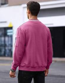 Mens Casual Lightweight CoatChristmas MQ4K - 淡紫色 - 查看 11