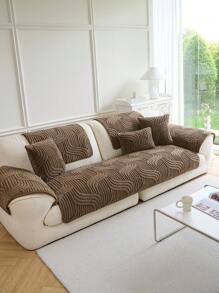 1 husă de canapea pufoasă, în stil boem, culoare solidă - matlasată, antiderapantă, potrivită pentru toate anotimpurile, ușor de întreținut, lavabilă la mașină, prietenoasă cu animalele de companie, moale și confortabilă - perfectă pentru sufragerie, dormitor, birou, decor pentru casă, protecție canapea pentru combinații de una până la trei locuri.