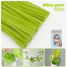 51 件/套超值装 DIY 管道清洁器散装带教程视频，适合花朵，60 种颜色加密雪尼尔茎，适合返校季节，30 厘米彩色管道清洁器工艺用品彩色雪尼尔茎，管道清洁器毛绒金属丝茎有线扭棒发带，价格实惠，质量好，漂亮，非常适合商务 Ganda Ng Kulay 质量好，颜色不一样 - 彩色 - 查看 58