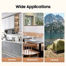 Cubierta de madera para estufa, cubierta de tabla de fideos, protector de estufa para apartamentos pequeños, cocinas pequeñas y casas rodantes. - Madera - Ver 8