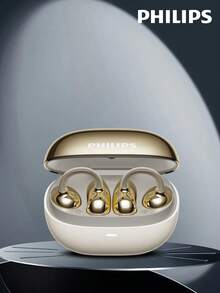 PHILIPS 飞利浦 TAT3469 蓝牙耳机，夹式 360° 环绕声，低延迟音乐和游戏，长电池寿命，智能降噪，开放式无线耳塞，兼容智能手机和笔记本电脑 - 多色 - 查看 12