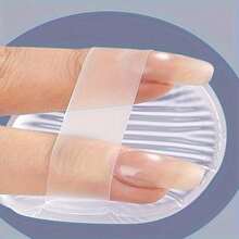 1/2/4 件透明硅胶粉扑圆形可重复使用 Q-Bounce 柔软不起球化妆工具适用于气垫霜、彩妆、便宜、房间装饰、梳妆台、旅行、卧室、化妆配件、粉扑、化妆搅拌器、粉扑、化妆海绵