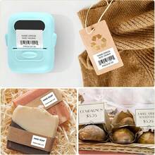 Marklife P50 Mini Portable Label Printer Support 12-50mm Self-Adhesive Labels Thermal Printer Sticker Printing Machine Pocket Inkless Bluetooth Adhesive Labels Maker Name Tag Labeller - Multicolor - View 6