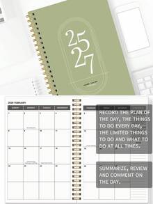 Trees 2025-2027 Planner Weekly And Monthly Notebook Spiral Day Plan Academic Appointment Book Agenda Journal To Increase Productivity, 8*6 Inches