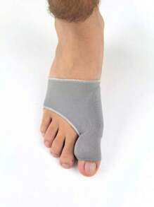 2pcs Gel Pads: Nighttime & Home Foot Care Tool - Unisex - Hand Wash Only - Suitable For Runners - Easy To Wear - Made Of Lycra (Spandex) Material - Grey - View 5