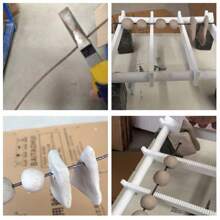 1m Ceramic Hanging Tungsten Wire Ceramic Fired Bracket, Specialized Small Pendant High Temperature Kiln Firing Furniture