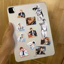 50/60/100sheet/Bag Kpop-Cosplay Skz-Stray Fans Kawaii Anime Figures Sticker Team Band Decoration Suitcase Scrapbook Phone Laptop Stationery A Christmas And Birthday Gift For A Friend - Multicolor - View 8