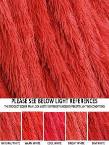 Bright Red Plush Duvet Cover - Eye Catching, Romantic Bed Choice Duvet Cover 3/4 Piece Set -1/2 Pillowcase+1 Duvet Cover, 1 Heart-Shaped Pillow, Twin Bed, Large Size, Extra Large Size (Excluding Pillowcase Core) - Warm And Comfortable, Perfect For Relaxation - 紅色 - 查看 3