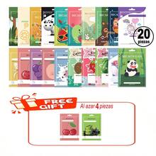 **100 unidades de Mascarillas Faciales Hidratantes de Colágeno + 100 unidades de Mascarillas Labiales** * Enriquecidas con colágeno, ácido hialurónico y nicotinamida. * Fórmula sin alcohol ni fragancia, apta para todo tipo de piel. * Hidratan, mejoran la elasticidad y son ideales para el cuidado nocturno. * Diseño elegante, textura sedosa y suave al tacto. * Reponen la hidratación facial y son fáciles de usar. * Ingredientes suaves para la piel. * ¡Estas mascarillas faciales para mujer y mascarillas labiales hidratantes te permitirán disfrutar de una piel suave y unos labios hidratados al mismo tiempo! - Mascarilla labial mixta multicolor + mascarilla facial - Ver 5