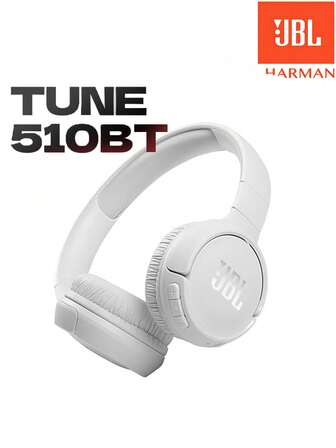 JBL JBL Tune 510BT - Bluetooth-Kopfhörer mit bis zu 40 Stunden Akkulaufzeit, Mikrofon für Anrufe, faltbar und bequem, kompatibel mit Android und iOS