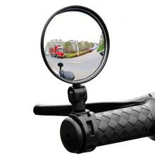 Universal Motorcycle Bike Handlebar Rearview Mirror Adjustable 360 Rotation