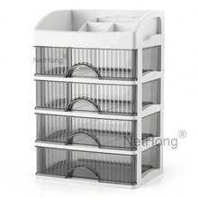 NetHong 4/5Tier Large Makeup Storage Box Case Cosmetic Stationery Drawer Desktop Table Organiser - White - View 15