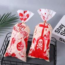 50 buah Kantong Permen Halloween, Kantong Hadiah Pesta, Kemasan Kue dan Camilan Pesta, Kantong Kemasan OPP untuk Camilan (Pengiriman Warna Campur) - MultiWarna - View 1
