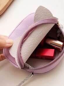 创意迷你可爱笑脸猫零钱包，卡通可爱儿童单肩斜挎包 - 斜跨包 - 查看 7