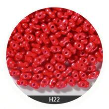 100 piezas de cuentas de vidrio en forma de cacahuete de 3x6mm, cuentas de vidrio jade de colores surtidos, cuentas sueltas lindas, cuentas espaciadoras a granel para hacer joyas, pulseras, aretes, collares DIY