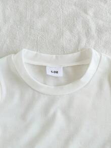 3pcs/Set Baby Boy Casual Short Sleeve T-Shirt, Long Sleeve Denim Shirt, And Dual Pocket Denim Pants, Vacation Style Versatile Retro Street - Blue - View 6