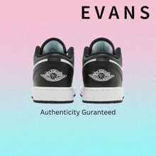 Nike Air Jordan 1 Low White Black 553558-132 Men Fashion Sneakers New