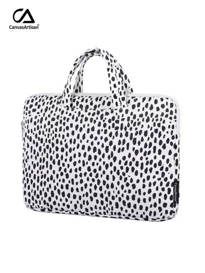 Multi-Function Briefcase Shockproof Laptop Bag Sleeve With Handle Compatible With Macbook Magic Book Laptop Bag For Women Case College Essentials Back To School Laptop Sleeve Autumn University Essentials