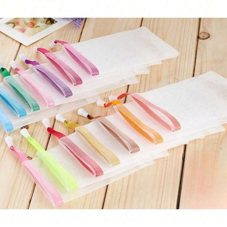 Foaming Net Face New Soap Body Wash Facial Cleanser Face Cleansing Beat Bubble Net Foam Net Bag Soap Bag1pcs