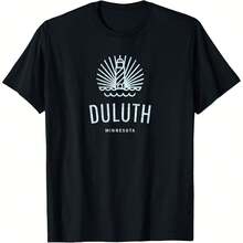Duluth Minneta Retro Vintage Lighthouse T-Shirt  Gift T-ShirtMade From Pm 220g Heavyweight 106 - 黑色8 - 查看 1