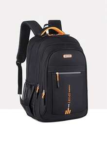 حقيبة ظهر متعددة الجيوب مطرزة للرجال، يمكن أن تحمل حقيبة كمبيوتر 15.6 بوصة، حقيبة مدرسية خفيفة الوزن، حقيبة سفر كبيرة السعة، حقيبة يومية مريحة للتنقل، حقيبة كتب متعددة الوظائف، للطلاب، المرحلة الإعدادية والثانوية، رحلات العمل، السفر والعطلات، التنقل اليومي، الرياضات الخارجية، هدايا عيد الميلاد، هدايا المناسبات