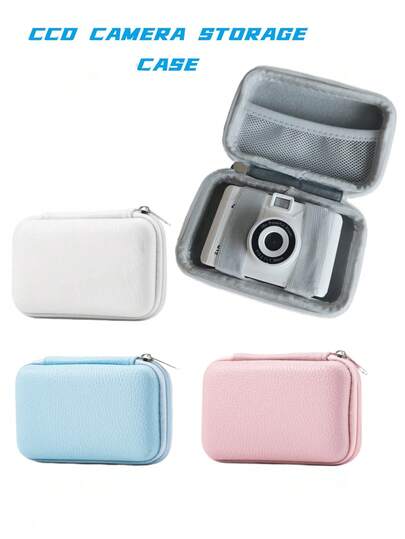 CCD 相机收纳袋、数码相机包、耳机线充电头 U 盘 U 盾硬壳保护收纳袋、办公室必备数码包数据线相机包电子数据线收纳袋移动电源保护套旅行相机包女士男士儿童圣诞礼物必备教师用品防水轻便大容量便携配件