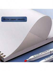 1pc Watercolor & Painting Sketchbook, A4 Thick Art Student Specialized Sketch Pad, Blank Drawing Book, Colored Pencil Drawing Paper