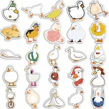 SCXXBSW 50pcs Simple Drawing Duck Exquisite Cartoon Graffiti Stickers DIY Decoration Skateboard Notebook Guitar Waterproof Stickers - Multicolor - View 9