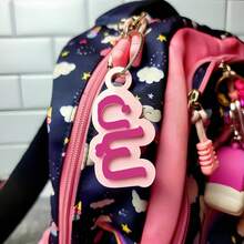 1Pc Custom Arabic Name Tag, Arabic Acrylic Keychain, Personalized Acrylic Name Tag, Water Bottle Tag, Backpack Name Tag, Gift For Teacher's Day, ,Colorful,Cute,Adorable,Funny,Kawaii,Y2K,Stylish,Unisex,Casual,Custom,Personalized,Unique,Customized,Ideal Gifts For Him,Ideal Gifts For Her,Her,Boyfriend,Girlfriend,Family,Friends,Apparel Accessories,Halloween Edit,Freshman, Sophomore, Underclassmen - Multicolor - View 7